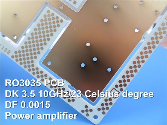 Rogers RO3035 Microwave PCB 2-Layer Rogers 3035 20mil 0.508mm Circuit Board DK3.5 DF 0.0015 High Frequency PCB