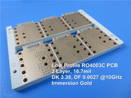 RO4003C LoPro High Frequency PCB Rogers 16.7mil Low Profile Copper for Routers and Servers