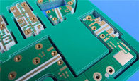 Rogers AD450 High Frequency PCB Built on 10mil 0.254mm Substrate With Immersion Gold for Wide Band Antennas.