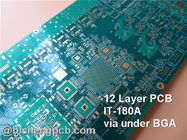 12-Layer BGA PCB, HDI PCB Blind via, Buried via Multi-layer PCB, High density interconnection PCB, Via and its function