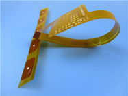 Dual Layer Flexible PCB Built on Polyimide With Immersion Gold and Yellow Mask