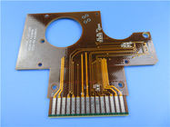 Double Sided Rigid-flex PCBs Built on RO4003C With Hot Air Soldering Green Solder Mask for POS Antennas