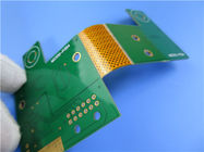 4 Layer Flex-rigid PCB Built On 1.6mm FR4 and 0.2mm Polyimide With Immersion Gold and Green Solder Mask For Instrument