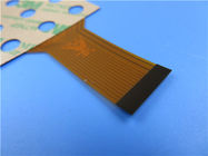 Single Layer Flexible Printed Circuit Board With 3M Tape and Immersion Gold for Keypads