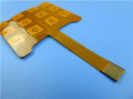 Single Sided Flexible PCBs Made On PI Material With 3M Tape and Immersion Gold for Keypad Application
