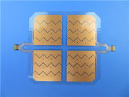 Double Layer Flexible PCB Built On Transparent PET with Immersion Gold and PI Stiffener for Automobile Sensor