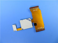 Single Sided Adhesive Transparent Flexible Copper Clad Laminate With Immersion Gold for GPRS Router