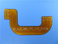 Double Sided Flexible PCB Made on Polyimide With Stiffener of Stainless Steel Shim and Immersion Gold for Industrial