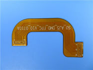 Double Sided Flexible PCB Made on Polyimide With Stiffener of Stainless Steel Shim and Immersion Gold for Industrial