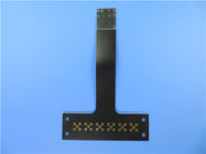 Single Layer Flexible Printed Circuit (FPC) With 1.0mm FR-4 Stiffener and Black Solder Mask for Wireless Module