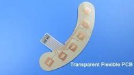 Flexible Printed Circuit  Built On Transparent PET FPC With 3M Adhesive for Thin-film Switch