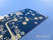30mil RF-45 PCB High Frequency PCB with Blue Solder Mask Coating Immersion Silver on Pads