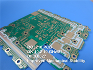 Rogers RF PCB Built on RO3210 25mil 0.635mm DK10.2 With Immersion Gold for Automotive Collision Avoidance Systems