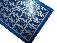 Edge Castellated PCB Half Holes Circuit Boards Built On 1.6mm FR-4 With Blue Solder Mask