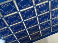 Edge Castellated PCB Half Holes Circuit Boards Built On 1.6mm FR-4 With Blue Solder Mask