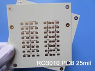 Rogers RO3010 Microwave PCB Board 2-Layer Rogers 3010 25mil 0.635mm Circuit Board DK10.2 DF 0.0022 High Frequency PCB