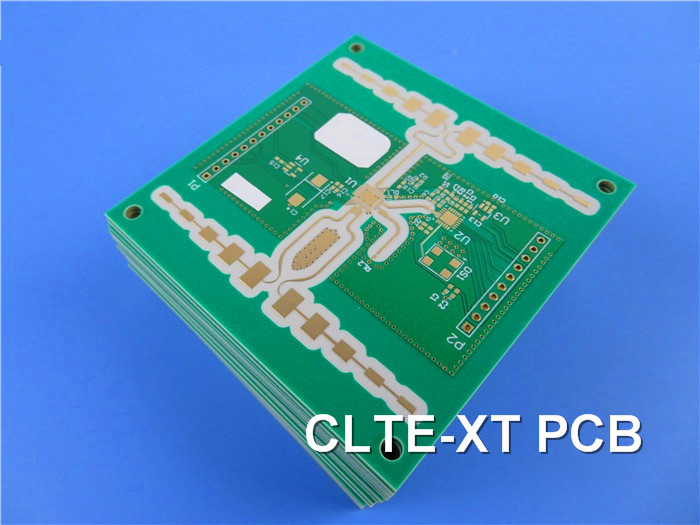 Rogers 40mil CLTE-XT 1.016mm High Frequency PCB CLTE Woven Glass Reinforced PTFE Microwave PCB