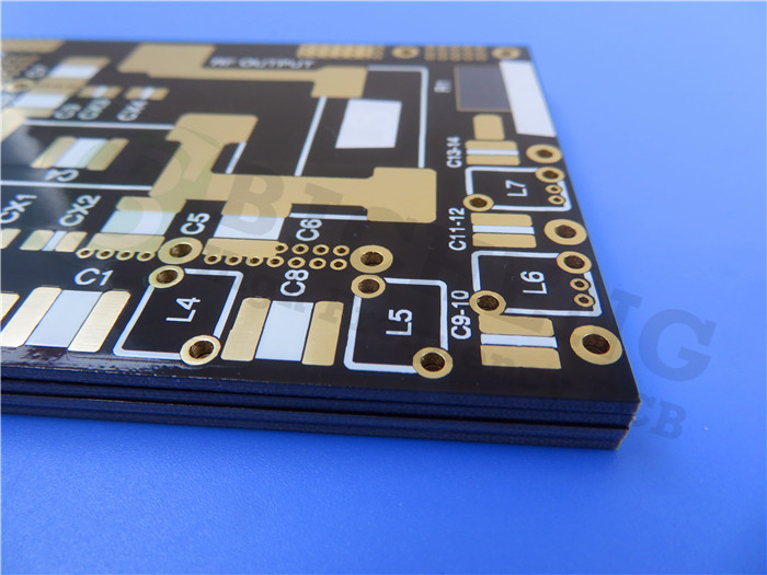 TC350 Rogers RF PCB Built on 30mil Double Sided Corel With Immersion Gold for Tower Mounted Amplifiers