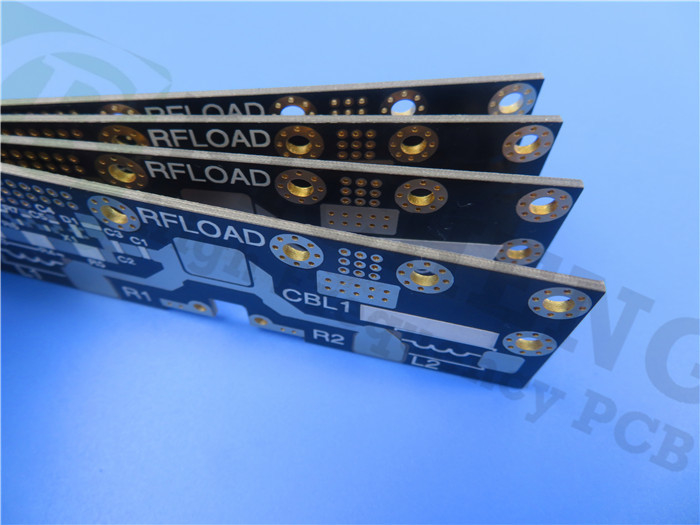 31mil RTduroid 5880 PCB PTFE Random Glass Fiber 2-layer rigid PCB for Military and defense systems