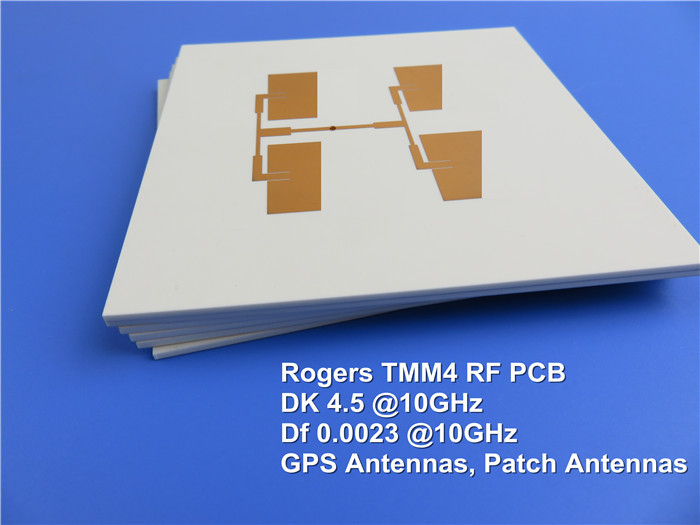 Rogers TMM4 PCB with High-Frequency Capability and Thermal Stability substrate (TMM4) - 0.508 mm (20mil) Immersion Gold