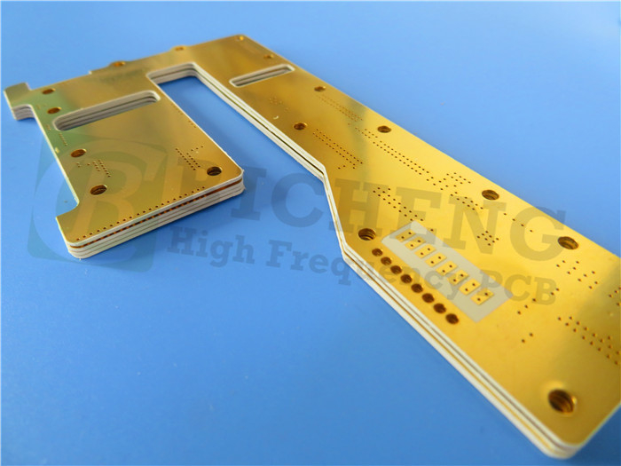 DiClad 527 High Frequency PCB Built on 20mil 0.508mm Substrates with Double Sided Copper and Immersion Gold