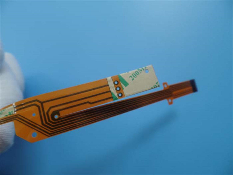 Double-sided flexible PCBs White coverlay Flex PCBs Cable Polyimide PCBs with Immersion Gold