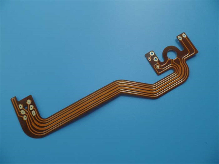Heavy Copper board 2 oz Double-sided flexible PCBs with 0.3mm thick Polyimide PCBs Immersion Glod