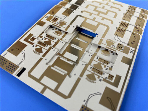TP440 DK value 4.4 High-Frequency Thermoplastic PPO/Ceramic Laminate material & Custom 2-Layer bare copper  PCB with low-temperature range -100°C to +150°C