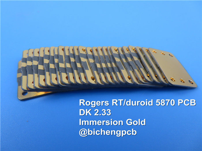 Rogers RT/Duroid 5870 31mil 0.787mm High Frequency PCB for Radar Systems