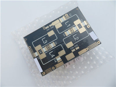 PTFE High Frequency PCB Built on 2oz Copper 1.6mm F4B With Immersion Gold for Duplex
