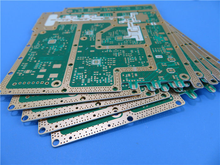 Rogers 6035 High Frequency PCB Built On Double Sided 20mil Core With Immersion Gold  for Power Amplifiers