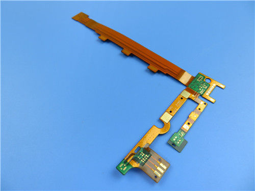 Multilayer Flexible PCB With Immersion Gold at 0.2mm Thick