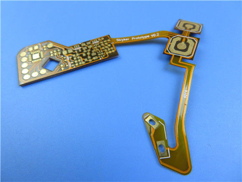 Single Layer Flexible Circuit FPC Flex PCB 0.15mm thick with Immersion Gold