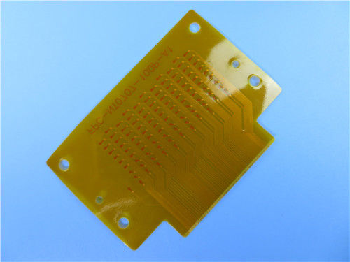 Double Layer Thin Flexible PCB on Polyimide With 0.5oz Copper and Immersion Gold For WiFi Antenna