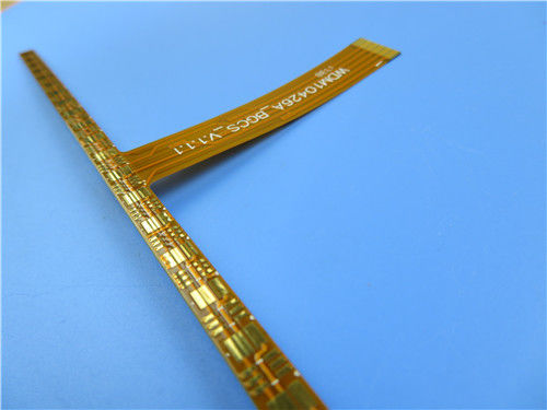 2-Layer Flex Printed Circuit Board (FPCB) Built on Polyimide for Microstrip Antenna