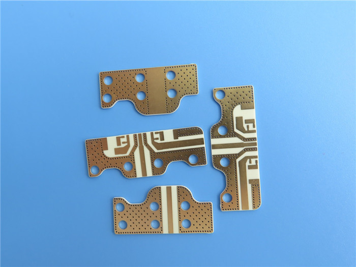 30mil AD1000 PCB High Frequency PCB Double Sided RF PCB DK 10.2 PWB with Immersion Gold