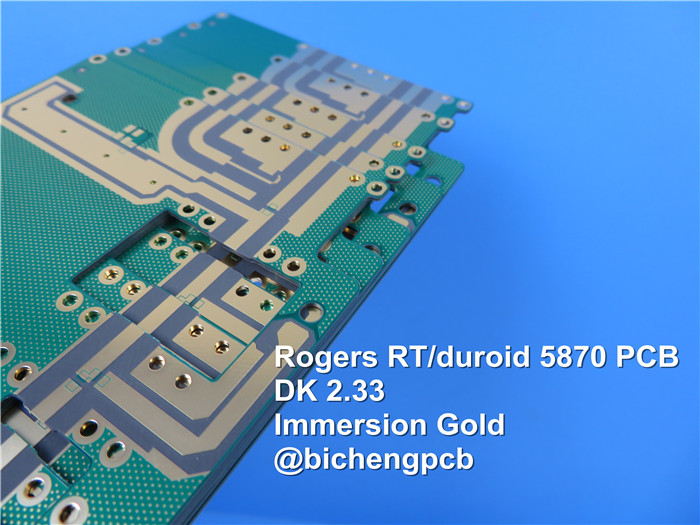 Rogers RT/Duroid 5870 15mil 0.381mm High Frequency PCB for Microstrip