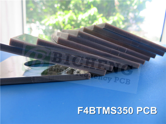 F4BTMS350 2-layer rigid PCB 6.35mm Thick with Hot Air Soldering Level (HASL)
