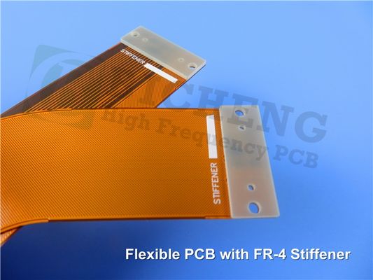 Double-Sided Flexible Polyimide PCB with 0.22mm Flex Thickness, Yellow ...