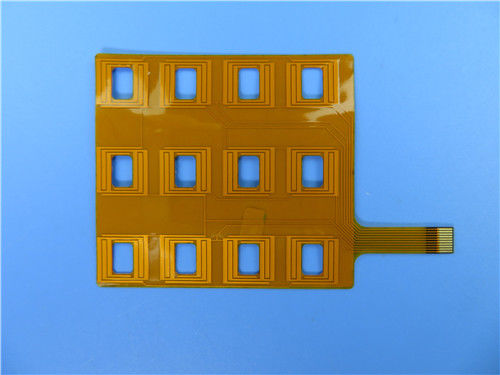 Single Layer Flexible FPC With 3M Tape for Keypad Membrane
