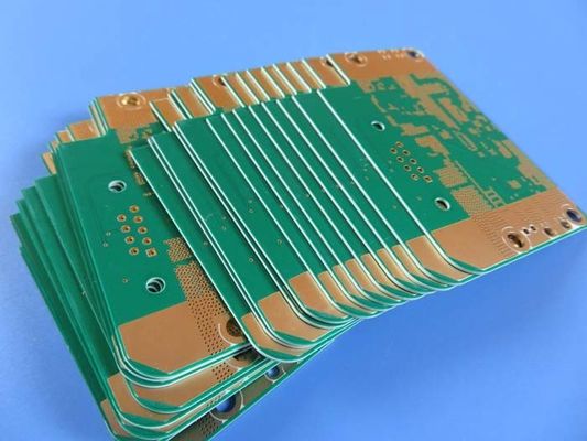 4 Layer Printed Circuit Board Built On  0.01"(0.254mm) RO4350B + FR4