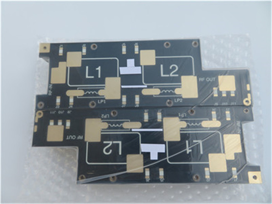PTFE High Frequency PCB Built on 1.6mm DK2.65 F4B With Immersion Gold for Couplers