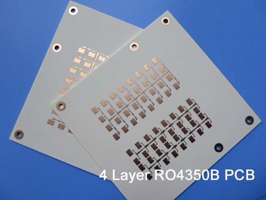 4 Layer RF Circuit Board On Rogers 60mil RO4350B and 10mil RO4350B with Back Drill for UHF Coupler