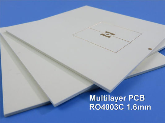Hybrid RF and High Frequency 4-Layer Circuit Boards Built On 16mil RO4003C+FR4 With Immersion Tin